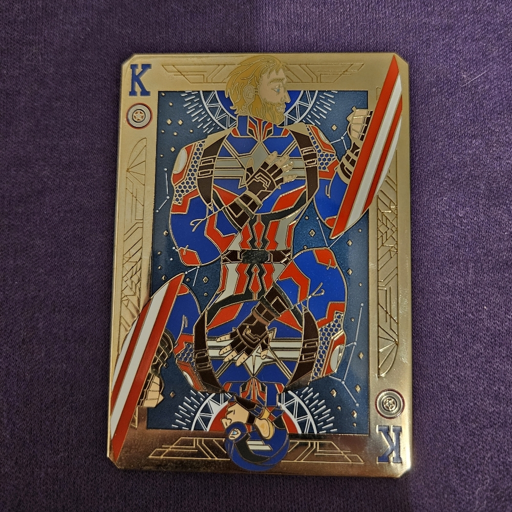 "Suit Up Captain America" Fantasy Pin by Valvotron